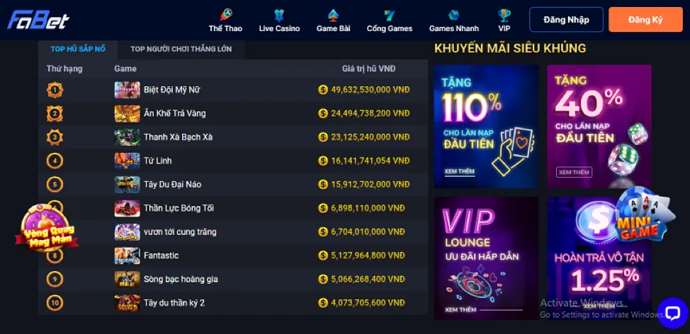 Hình ảnh sự kiện đặc biệt, giải đấu slot game tại luck8 info